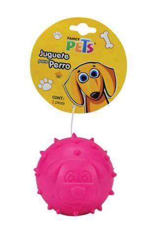 Juguete pelota de caucho Doggy Ball Fancy Pets para limpieza dental de perros pequeños y cachorros