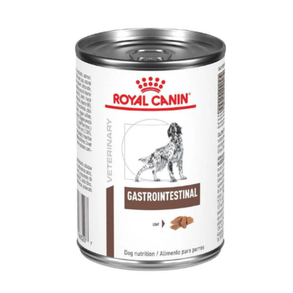 Caja 12 latas Royal Canin Vet Gastrointestinal High Energy alimento húmedo para perro 385 g