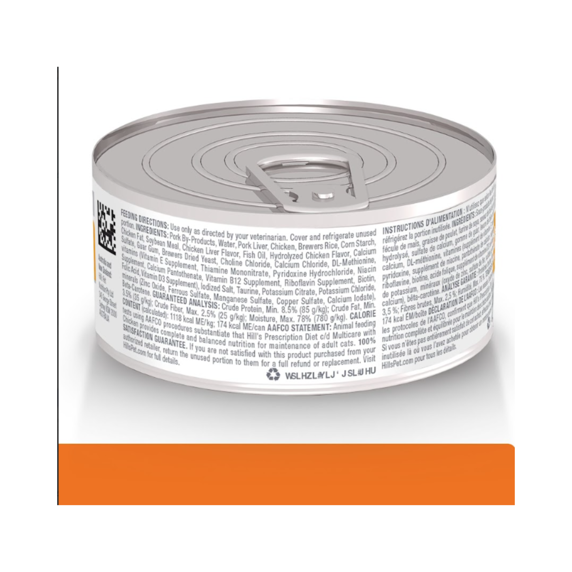 Caja con 24 latas Hill's c/d Multicare alimento húmedo urinario para gato