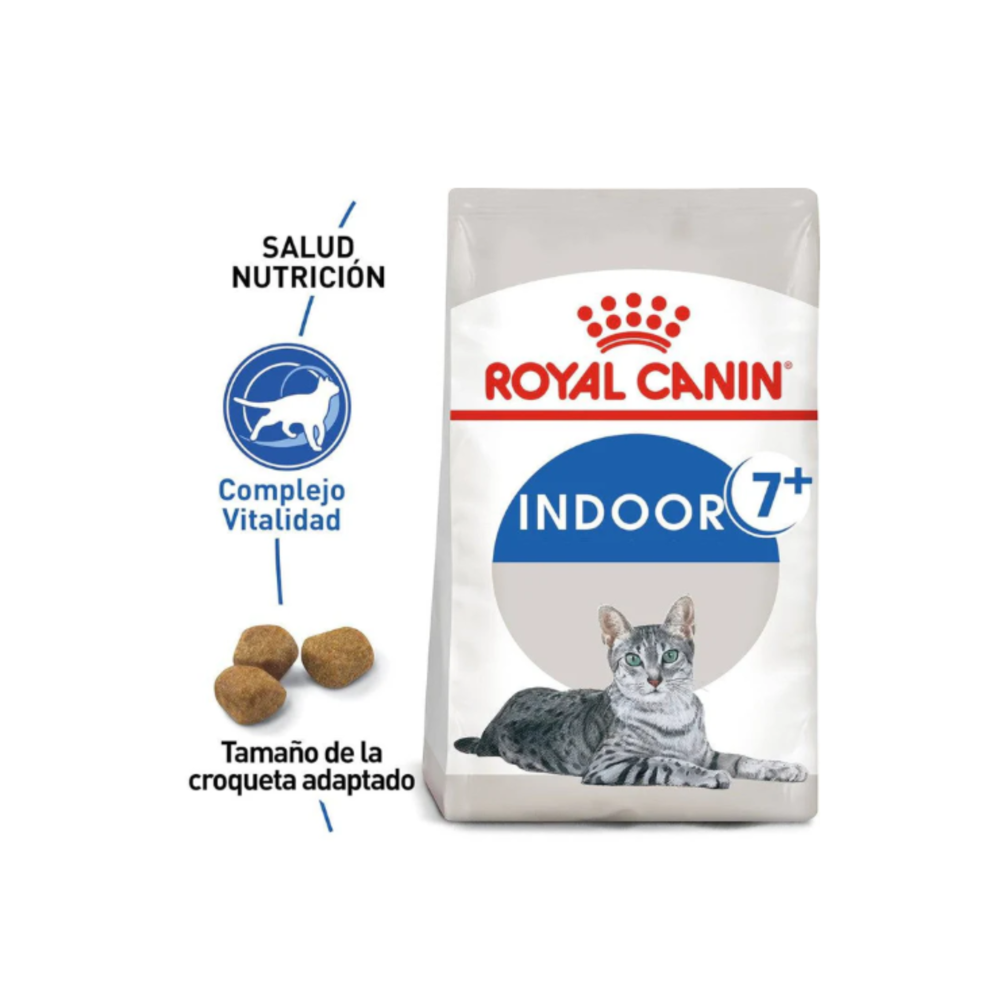 Croquetas Royal Canin Indoor 7+ para gatos maduros de interior de 7 a 12 años