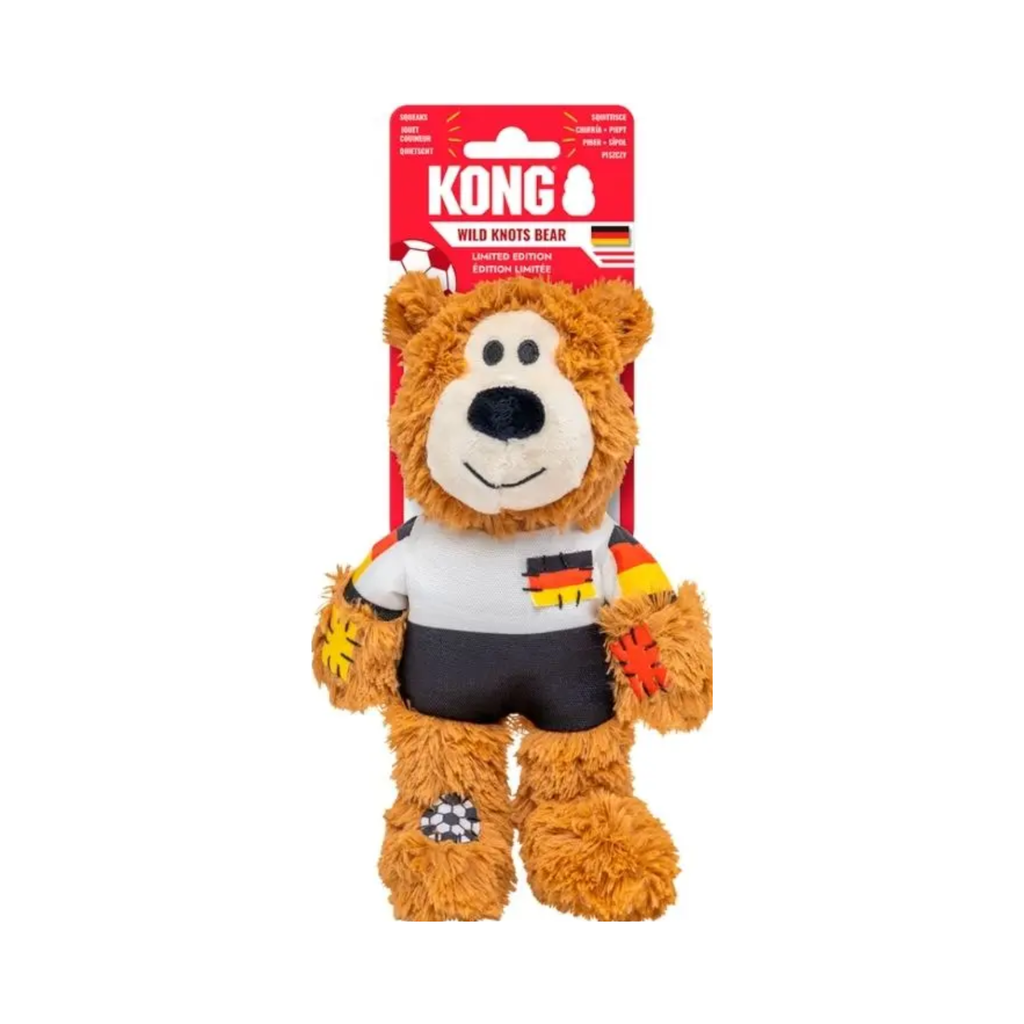 KONG Wild Knots Sport Alemania Mediano Peluche Edición Mundial 2026 - AniMALL