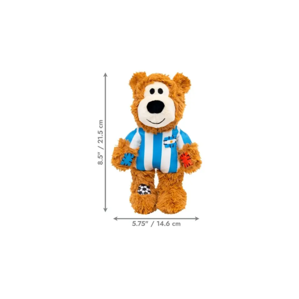 KONG Wild Knots Sport Argentina Mediano Peluche Edición Mundial 2026 - AniMALL