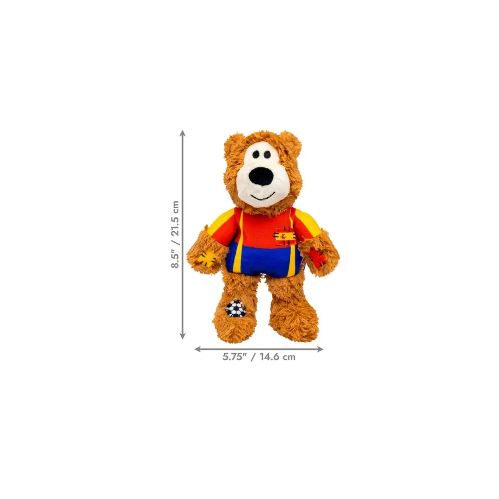 KONG Wild Knots Sport España Mediano Peluche Edición Mundial 2026 - AniMALL