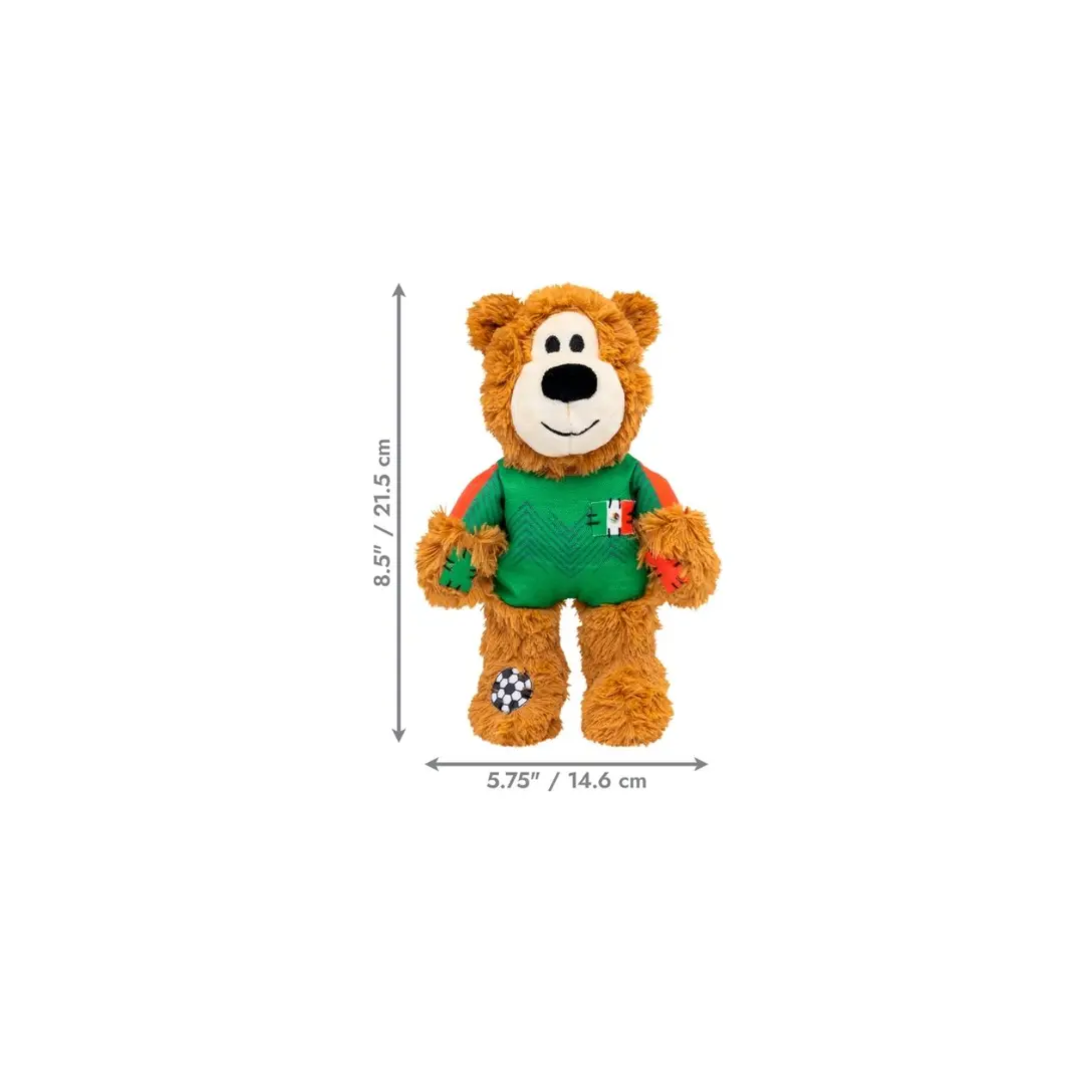 KONG Wild Knots Sport México Mediano Peluche Edición Mundial 2026 - AniMALL