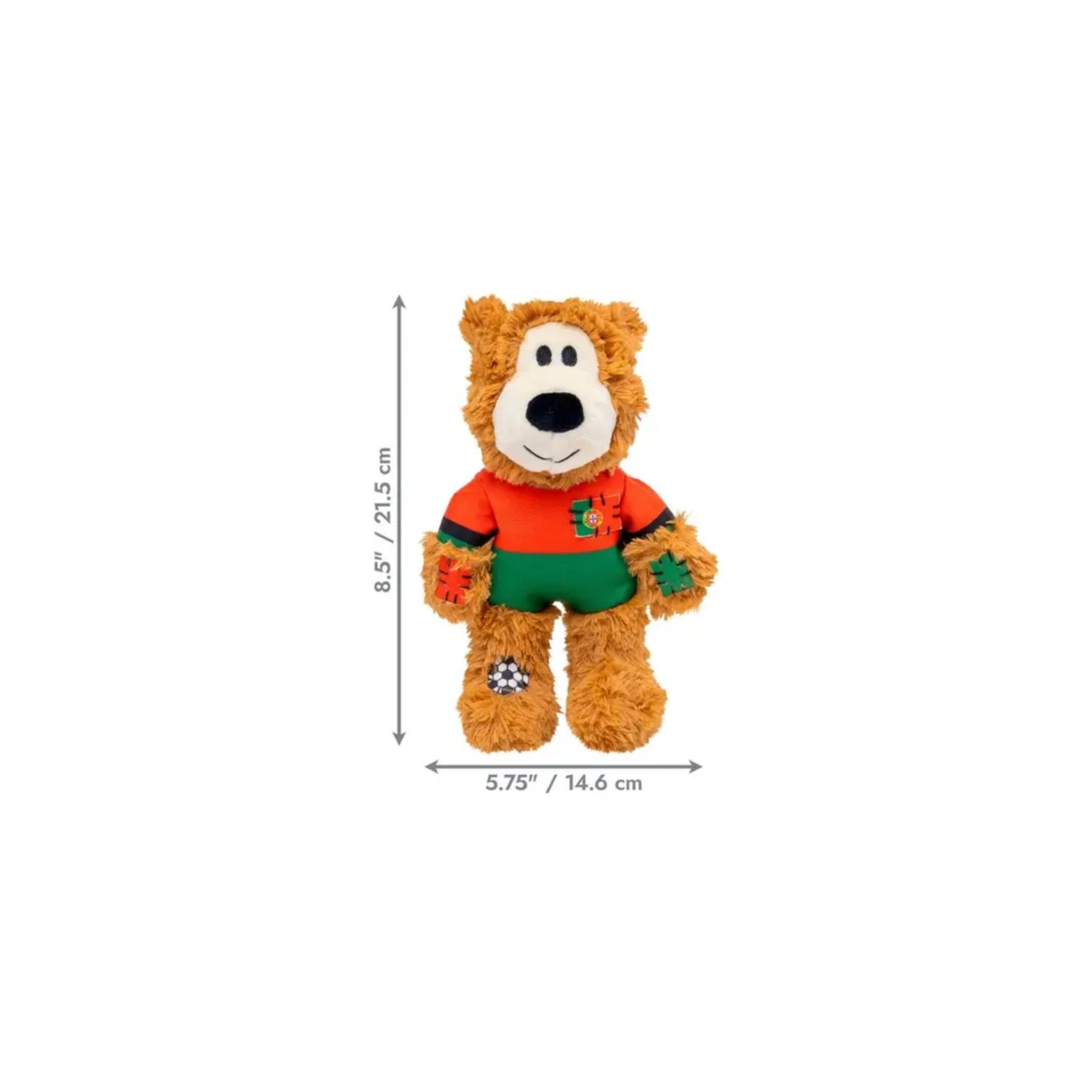 KONG Wild Knots Sport Portugal Mediano Peluche Edición Mundial 2026 - AniMALL