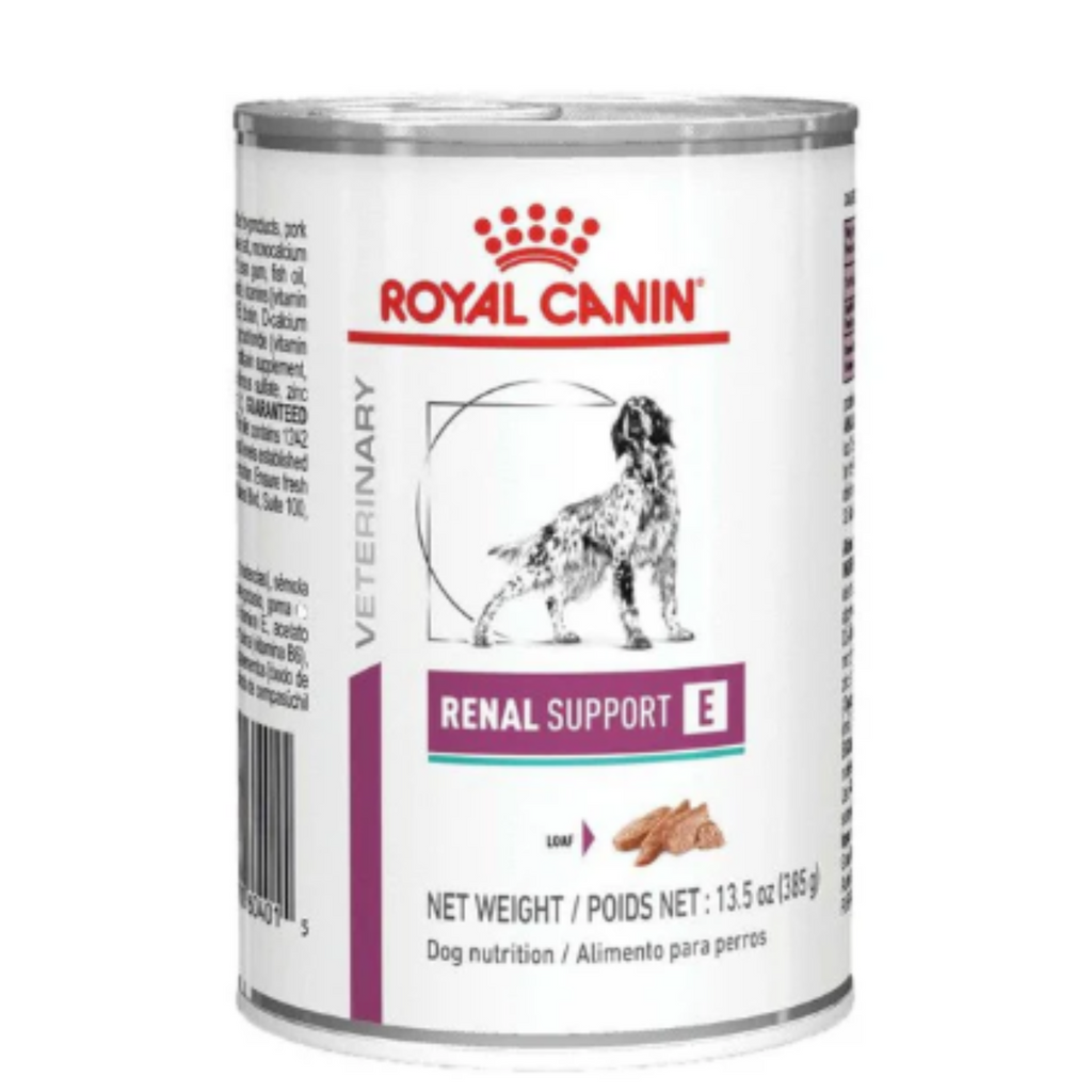 12 Latas Royal Canin Vet Renal Support E Canine 385 g, dieta humeda para perros con insuficiencia renal cronica