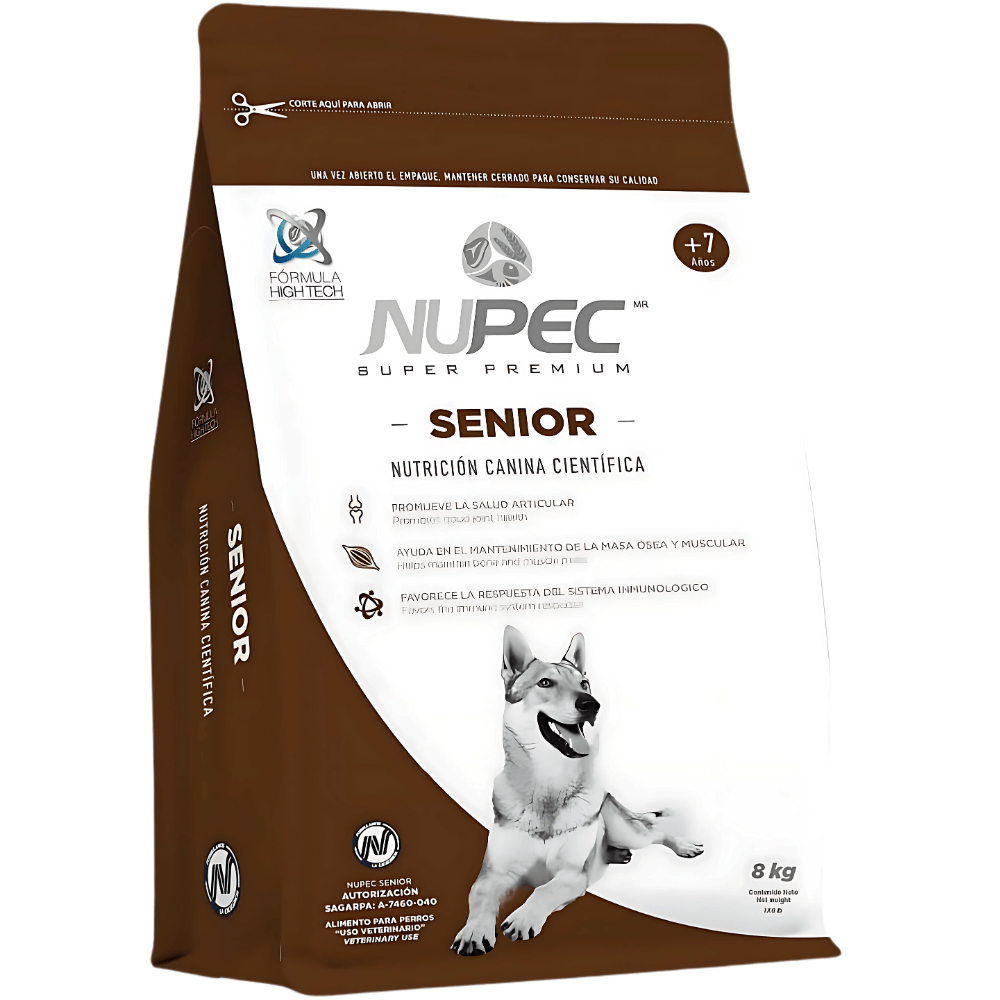 nupec senior razas grandes