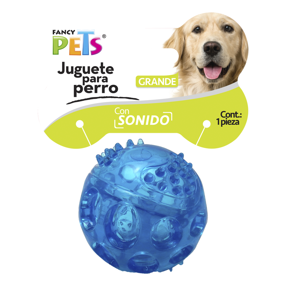 Pelota flexible con sonido grande para perros Fancy Pets - AniMALL