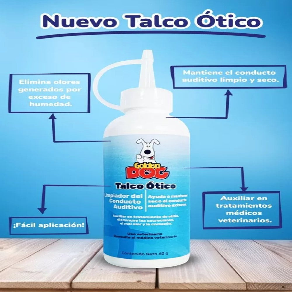 polvo otico para perros