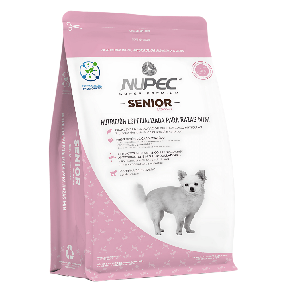 Nupec Perro Senior Razas Mini 3 Kg - AniMALL