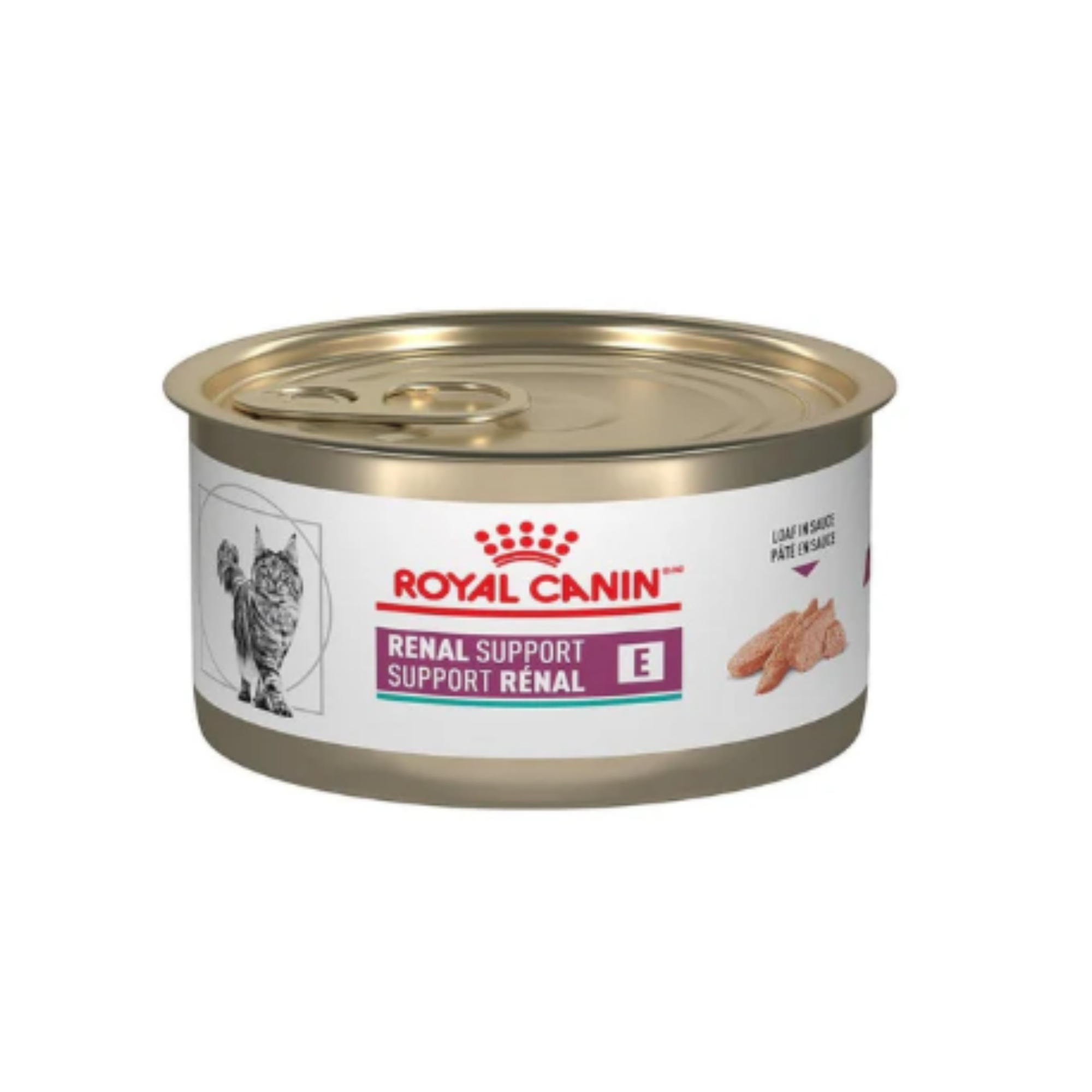 Caja con 24 latas Royal Canin Renal Support E Feline 145 g para gatos con insuficiencia renal