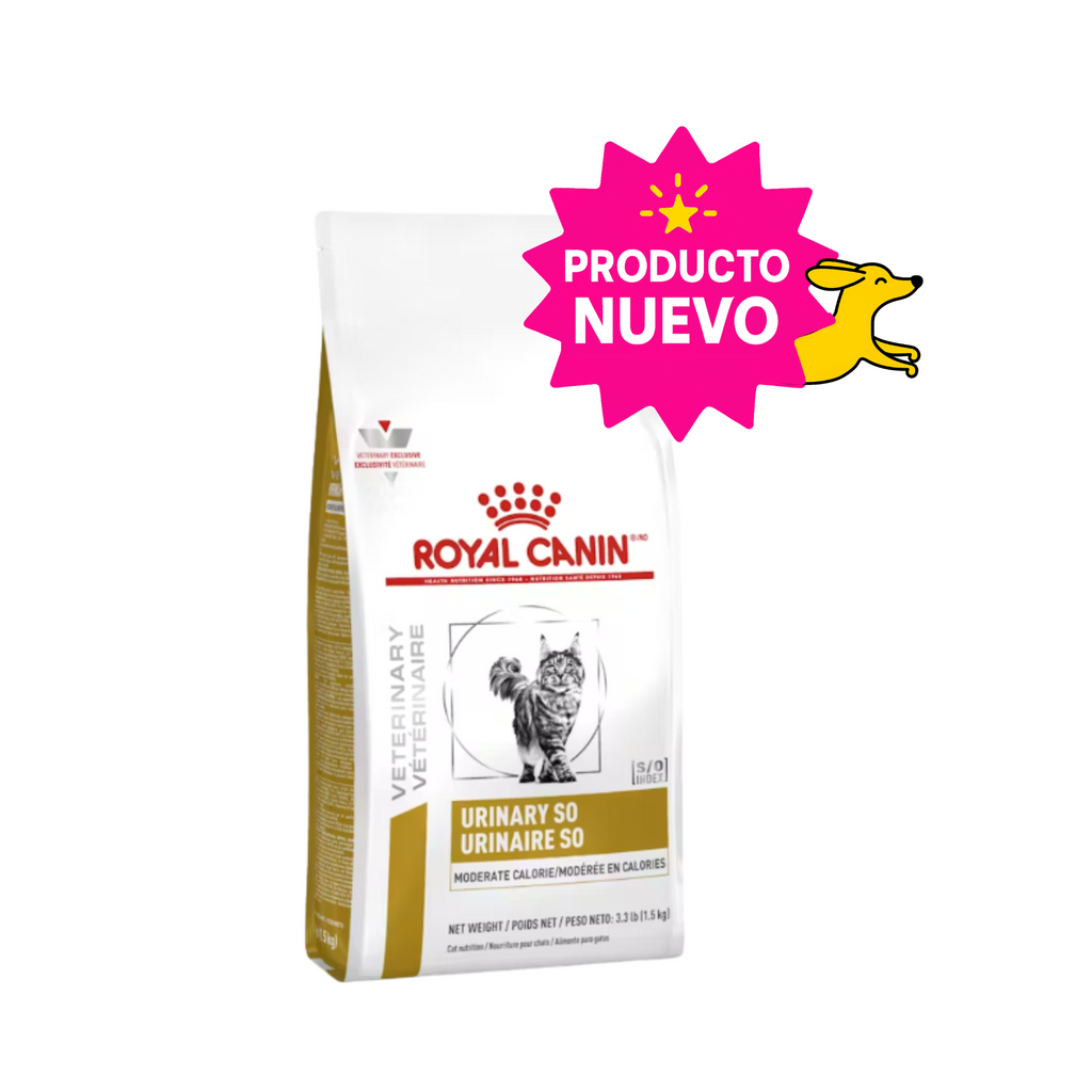 Royal Canin Vet Feline Urinary SO Moderate Calorie 8 kg alimento para gato con problemas urinarios