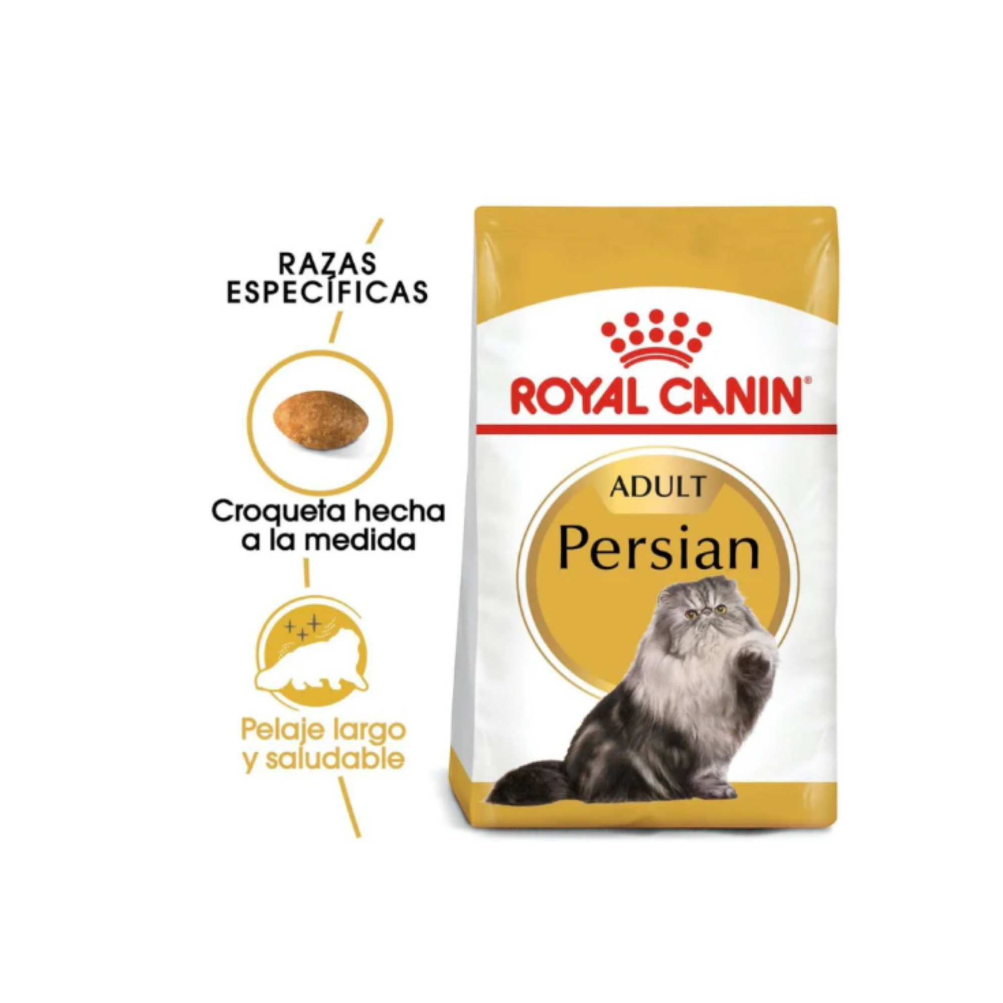 croquetas para gato persa