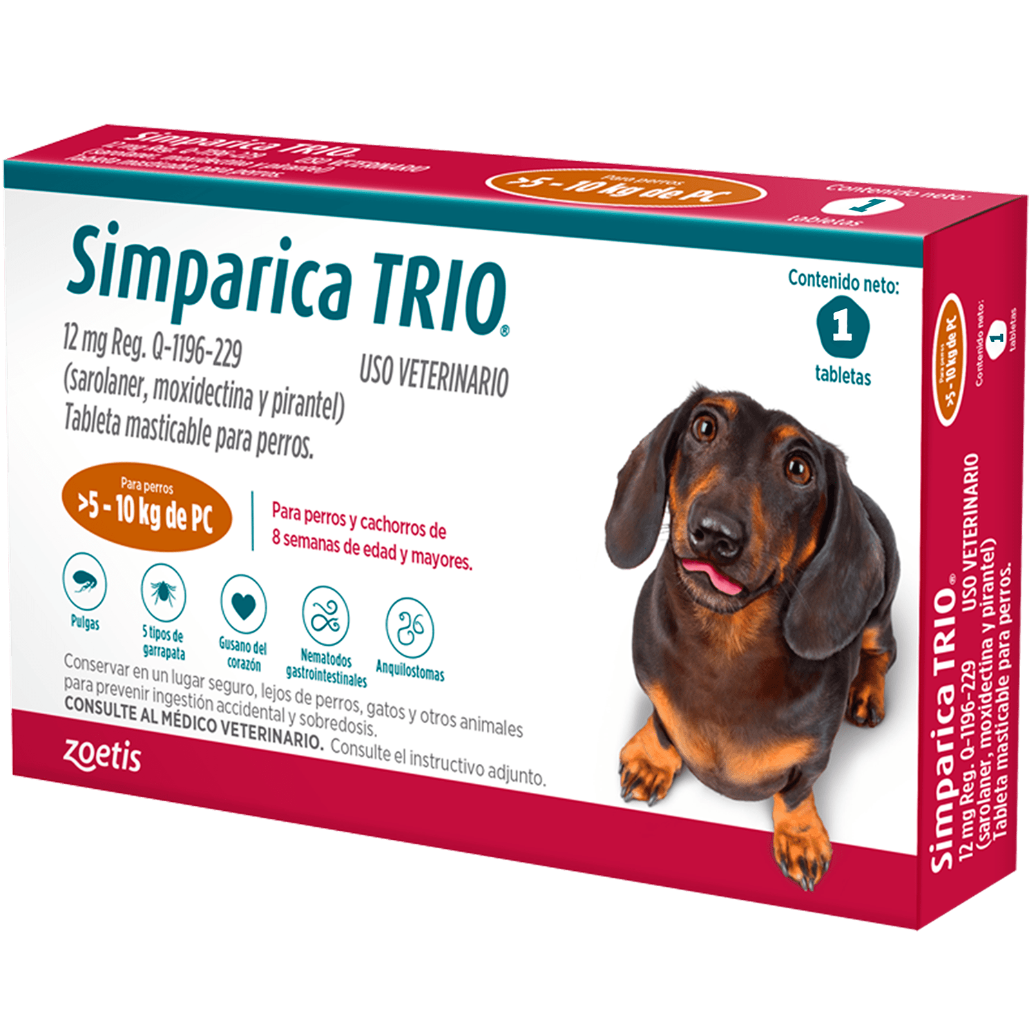 simparica triple 5 a 10 kg