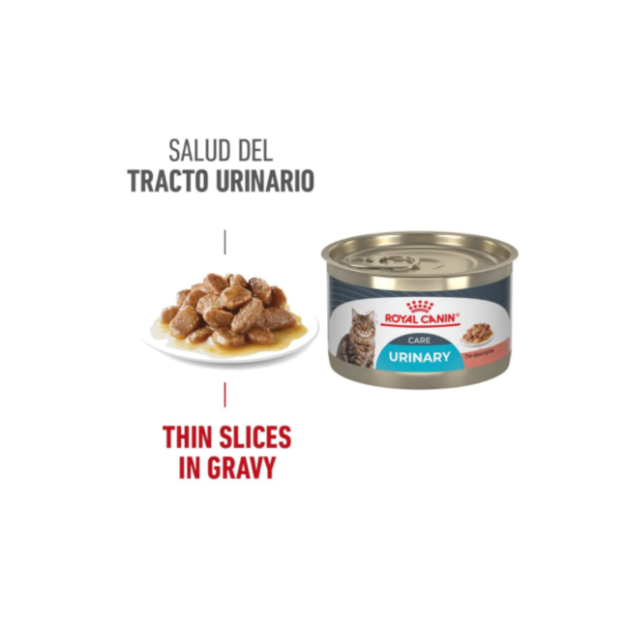Lata Royal Canin Urinary Care Alimento Húmedo para Gato Salud Urinaria 145 g