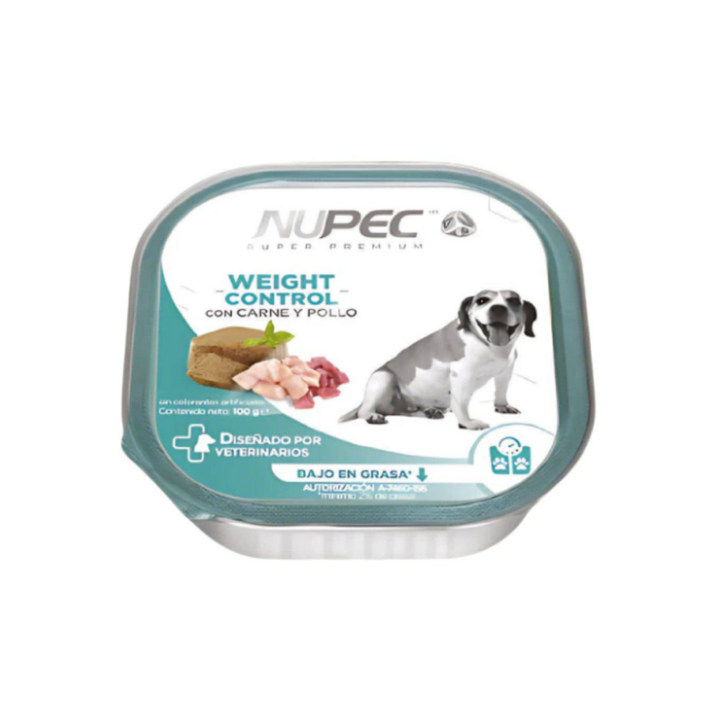 Nupec 20 Latas Alimento Húmedo para Perro Weight Control 100 gr